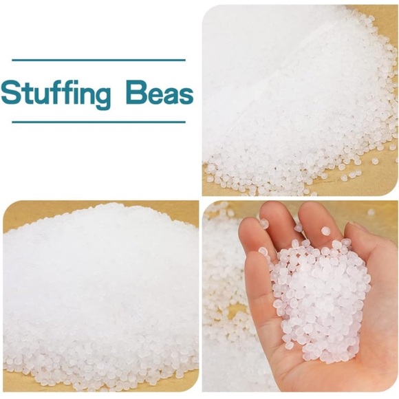NEW 600g/21 oz Stuffing Beads, Bean Bag Filler Beads, Stuffing Beads for Stuffed - Picture 3 of 7